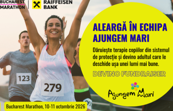 Psihoterapie pentru copiii și tinerii instituționalizați @ Raiffeisen Bank Bucharest Marathon ~ 2026