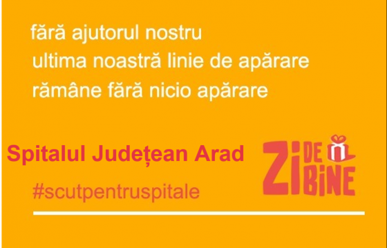 #scutpentruSpitalulJudeteanArad @ 30 Day Fundraising Challenge ~ 2020