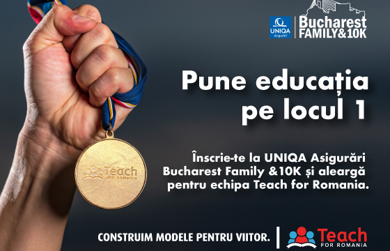 Educatie de calitate pentru toti copiii din Romania! @ UNIQA Asigurări Bucharest Family & 10K - Virtual Run ~ 2020