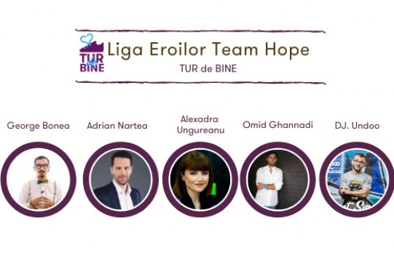 Liga Eroilor Team Hope în #TURdeBINE @ Tur de Bine runned by Hope and Homes for Children și Kaufland România