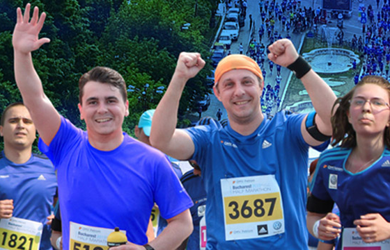 BUCHAREST INTERNATIONAL HALF MARATHON ~ 2016 - 	MERCI la sat: Bai decente pentru scolile din 3 sate din judetul Mures