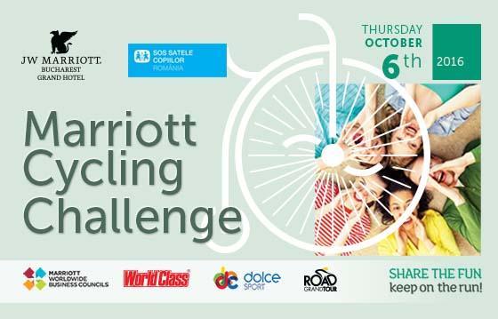 Marriott Cycling Challenge – Pedalează pentru copiii de la SOS Satele Copiilor!