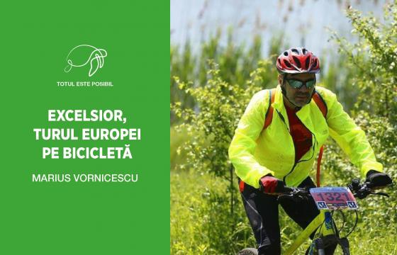 EXCELSIOR, TURUL EUROPEI PE BICICLETĂ