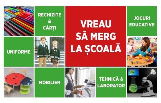 VREAU SĂ MERG LA ȘCOALĂ!