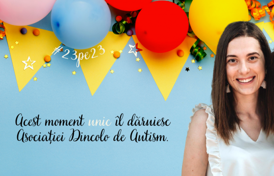 Momentul #23pe23 pentru copii cu autism!