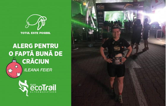 Alerg la Cluj EcoTrail UltraMarathon pentru o faptă bună de Crăciun!