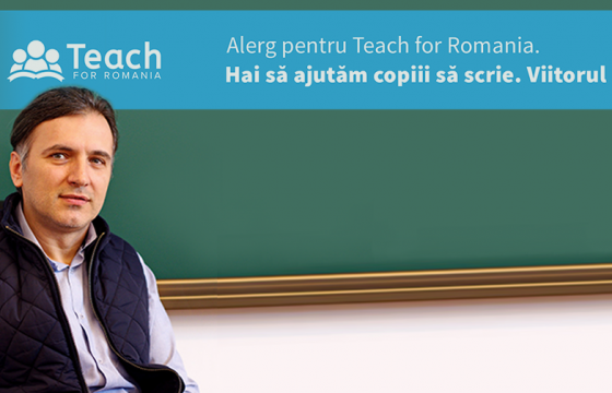 Alerg pentru Teach for Romania! Hai sa ajutam copiii sa scrie. Viitorul.