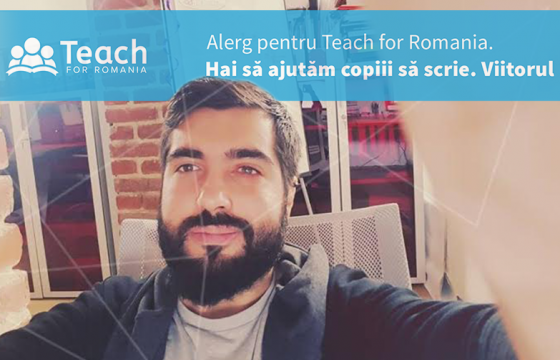 Alerg pentru Teach for Romania! Hai sa ajutam copiii sa scrie. Viitorul.