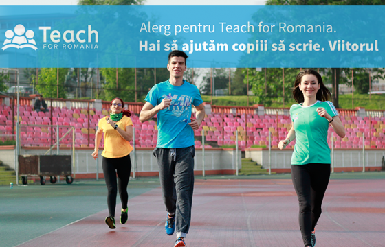 Alerg pentru Teach for Romania! Hai sa ajutam copiii sa scrie. Viitorul.