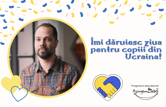 &Icirc;mi daruiesc ziua de naștere copiilor din Ucraina care au nevoie de ajutor