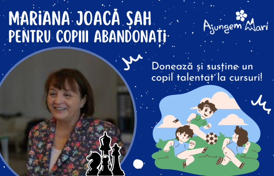 Un Șah de Generozitate: Vrem ca Fiecare Copil să Aibă Șansa!