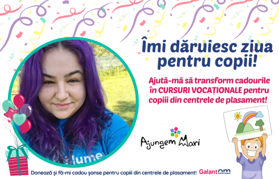 Fă cadou o viață mai bună - Susține tinerii ieșiți din sistem