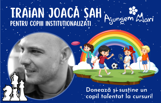 Joc șah pentru copiii din centrele de plasament