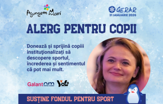 Alerg cu inima pentru copiii Ajungem Mari
