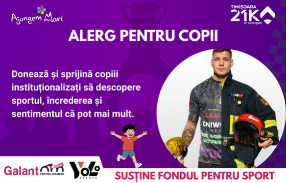 Particip la Timisoara 21k ~ 2026 pentru o cauza draga mie
