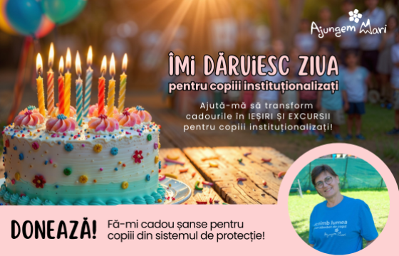 Cel mai frumos cadou de ziua mea: z&acirc;mbetele copiilor