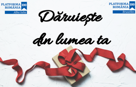 Dăruiește din lumea ta!