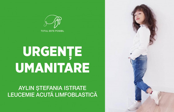 URGENȚE UMANITARE | AYLIN ȘTEFANIA ISTRATE @ Dăruiește ziua ta ~ 2021