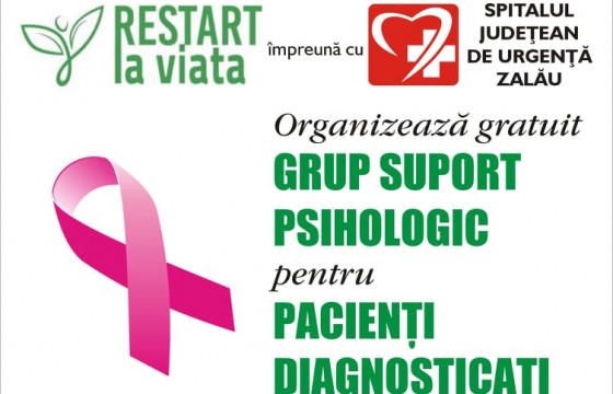 Grup suport psihologic gratuit adresat pacienților oncologici