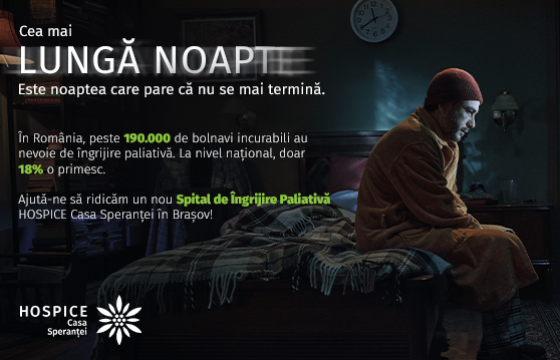 AJUTĂ-NE SĂ RIDICĂM UN NOU SPITAL DE &Icirc;NGRIJIRE PALIATIVĂ HOSPICE CASA SPERANȚEI &Icirc;N BRASOV