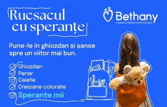 Rucsacul cu speranțe