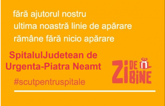 #SCUTPENTRUSPITALE Spitalul Judetean de Urgenta Piatra-Neamt