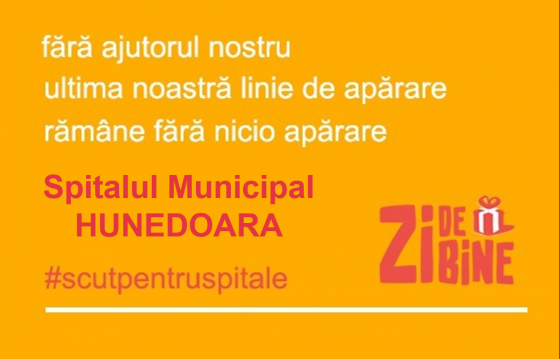 #SCUTPENTRUSPITALE Spitalul Municipal Dr.Alexandru Simionescu Hunedoara @ Daruieste ziua ta ~ 2020