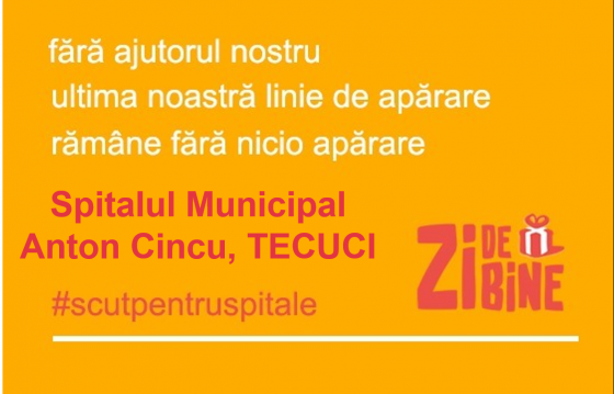 #SCUTPENTRUSPITALE Spitalul Municipal Anton Cincu, Tecuci