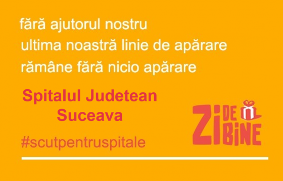 #scutpentruspitale Spitalul Judetean Suceava @ Daruieste ziua ta ~ 2020