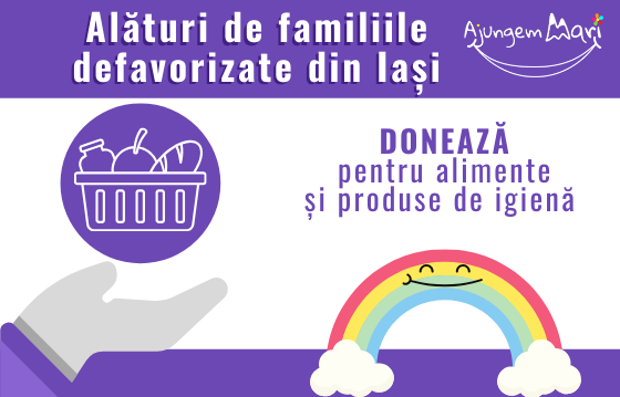 Alături de copiii din familii defavorizate din IAȘI @ Daruieste ziua ta ~ 2020